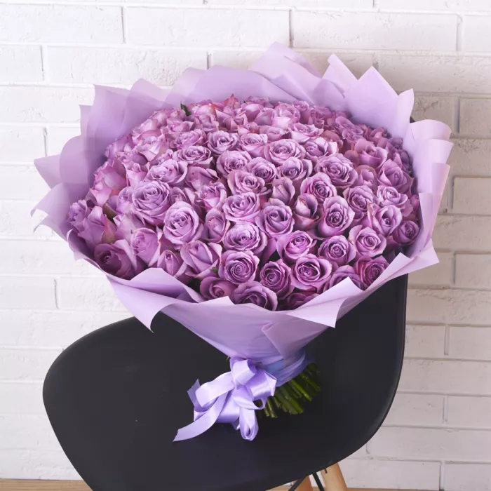 101 cиреневая роза