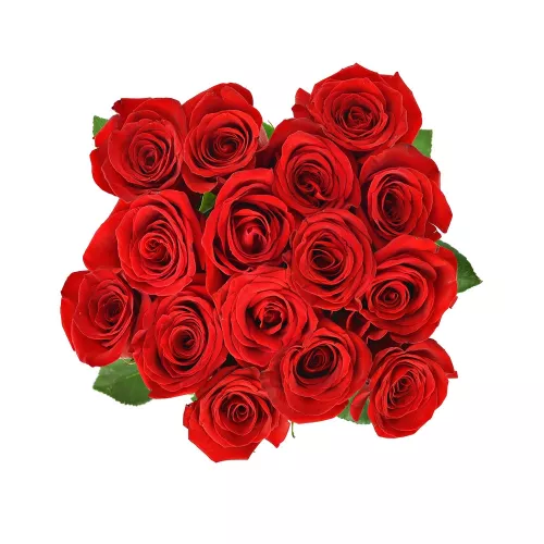 Букет цветов из 15 роз Premium 60 см