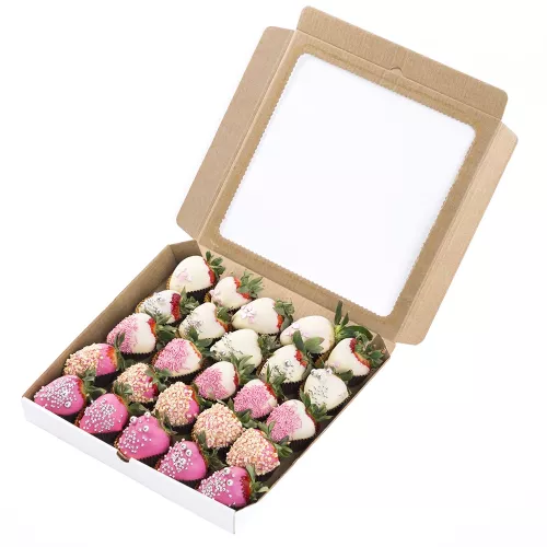 Коробочка Клубники в шоколаде 25шт