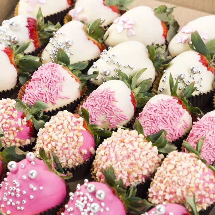 Коробочка Клубники в шоколаде 25шт