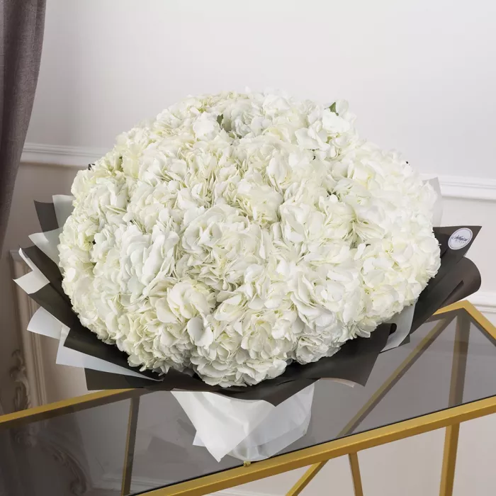 Букет из 25 гортензий