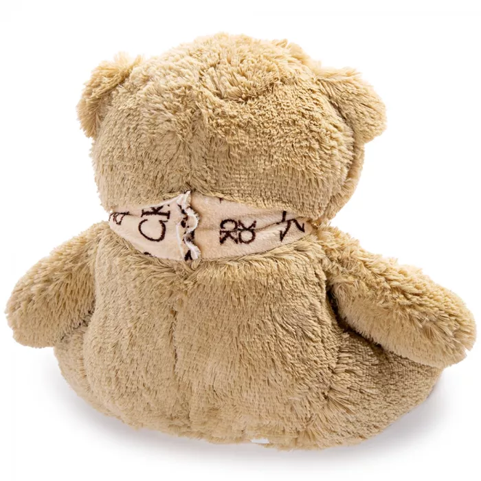 Мишка плюшевый коричневый