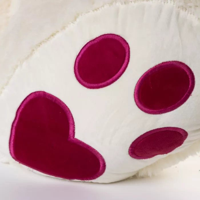 Большой плюшевый белый мишка