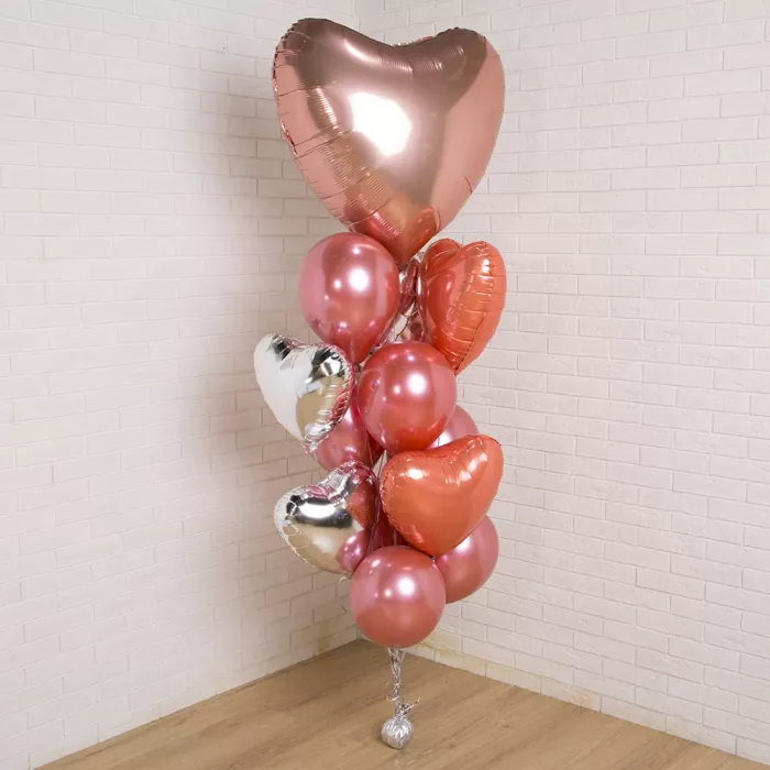 Фонтан шаров Большое сердце Фонтан шаров Большое сердце