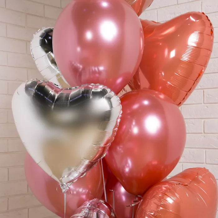 Фонтан шаров Большое сердце Фонтан шаров Большое сердце