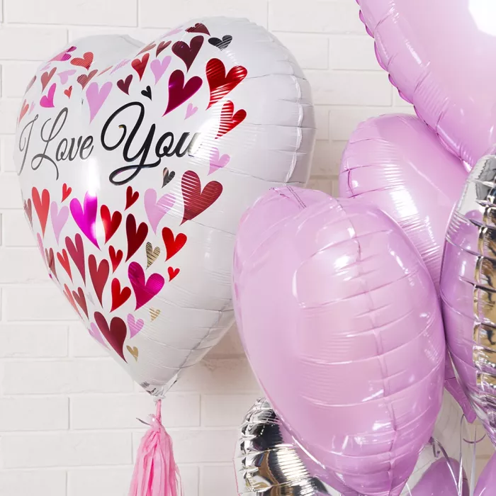 Композиция шаров Розовая нота