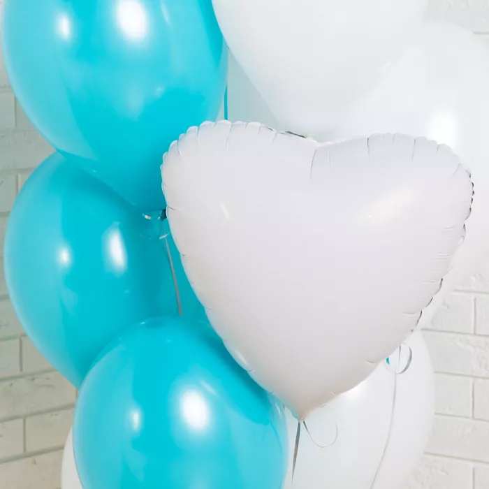 Букет шаров Бирюзовый акцент