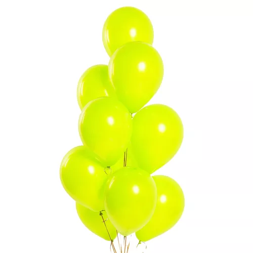 Букет из латексных шаров лайм