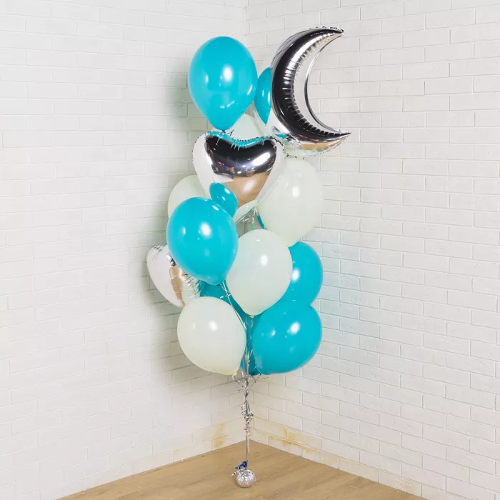Букет шаров с полумесяцем
