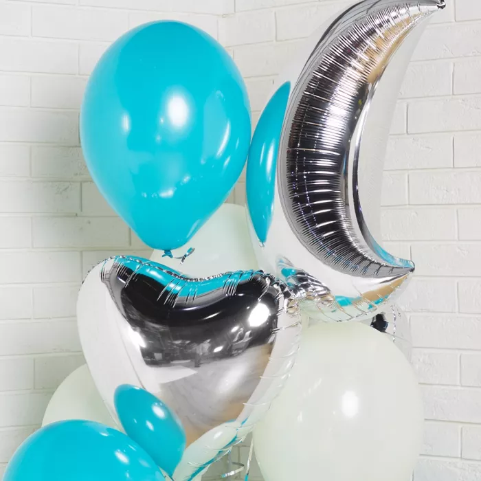 Букет шаров с полумесяцем