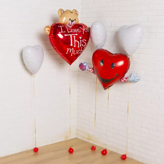 Композиция Мишка с сердцем