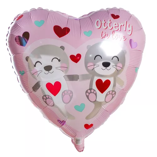 Фольгированный шар Сердце Влюбленные мишки