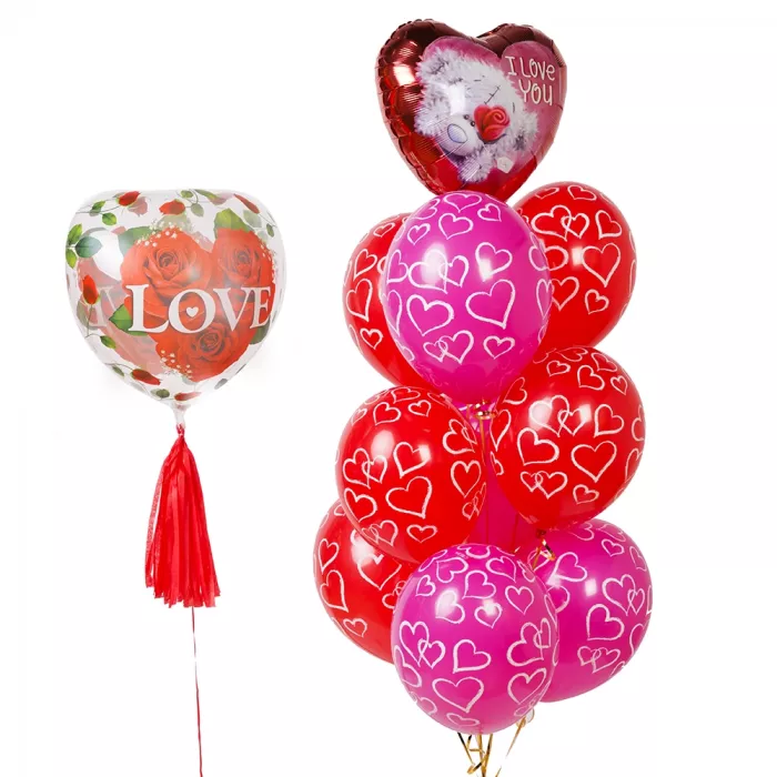 Композиция шаров Love