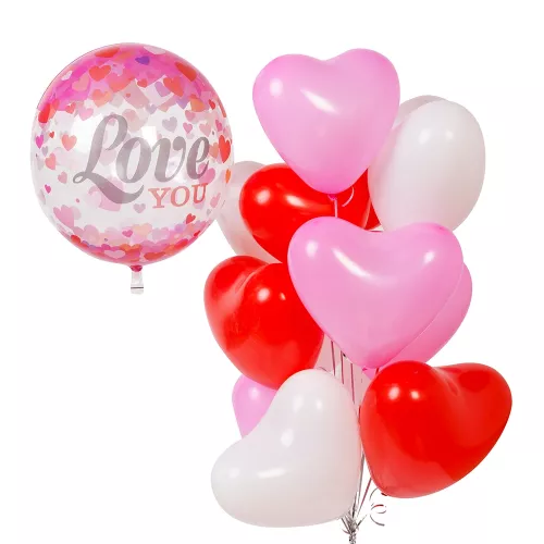 Композиция шаров Love you