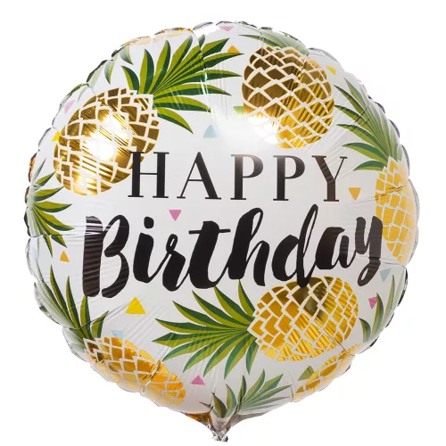 Воздушный шар с буквами Happy Birthday