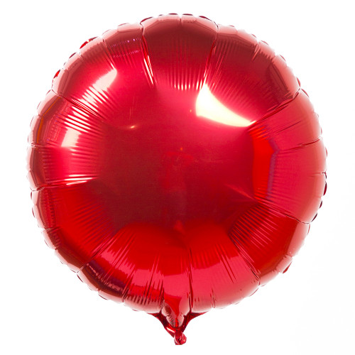 Фольгированный шар красный