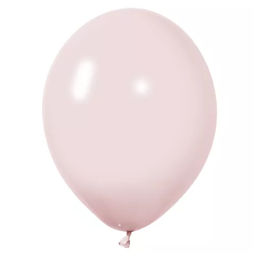 Воздушный шар без рисунка нежно-розовый