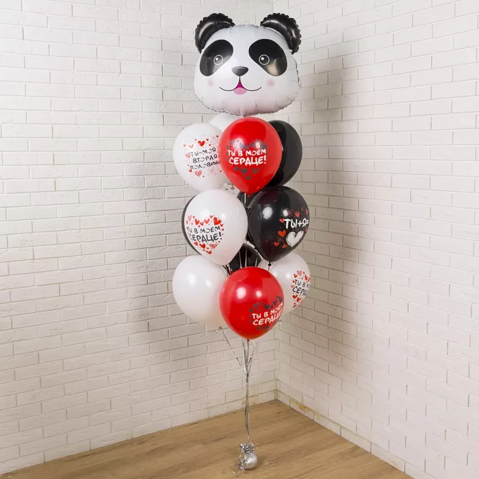 Облако из шаров с пандой