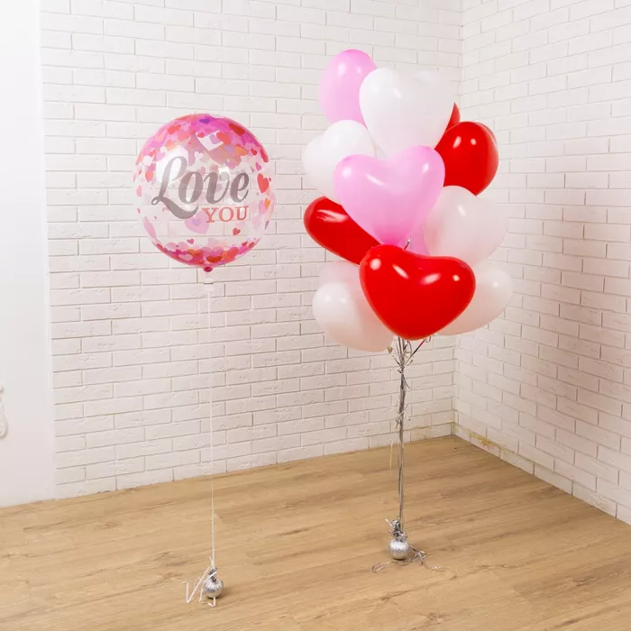 Композиция шаров Love you