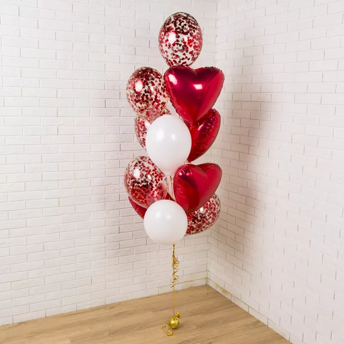 Облако с шарами конфетти