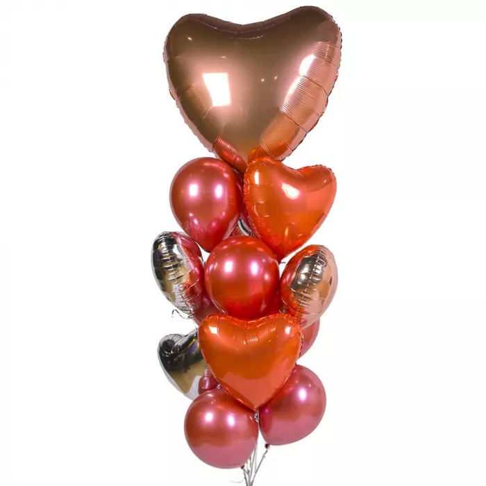 Фонтан шаров Большое сердце Фонтан шаров Большое сердце