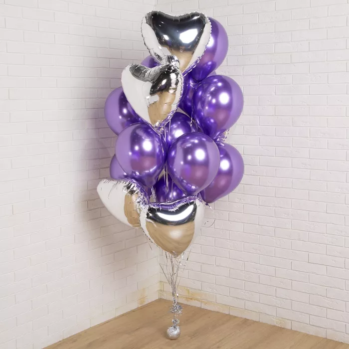 Фонтан шаров Искрящийся ирис