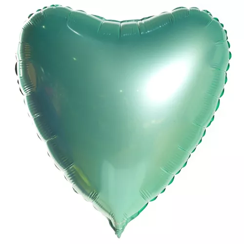 Фольгированный шар Сердце зеленый