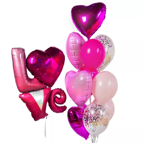 Композиция шаров Любовь