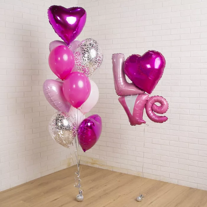 Композиция шаров Любовь