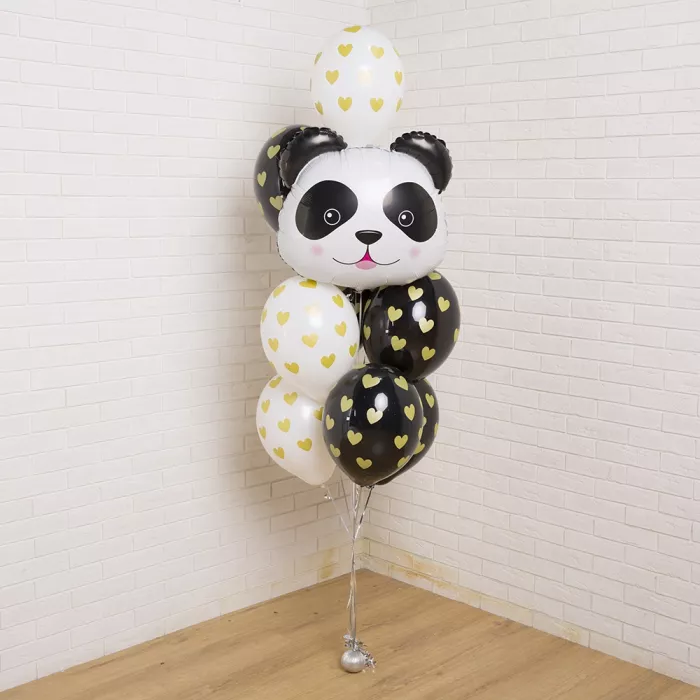 Фонтан с головой панды