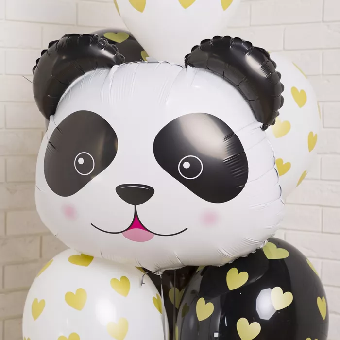 Фонтан с головой панды