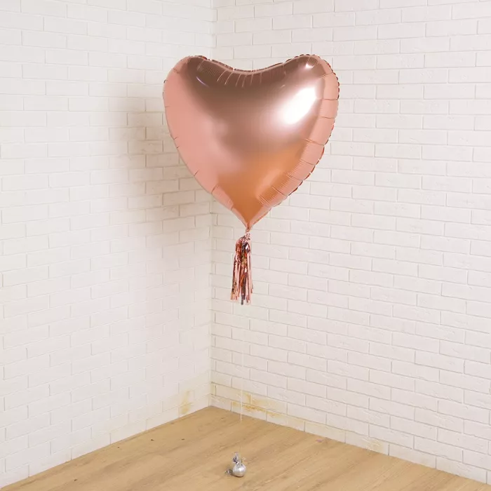 Фольгированный шар сердце шоколадный Фольгированный шар сердце шоколадный