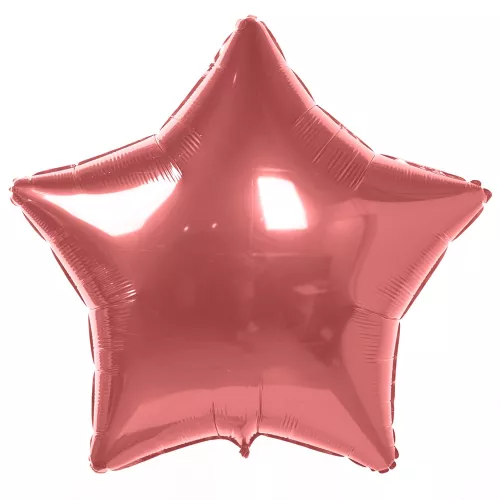 Фольгированный шар Звезда розовый