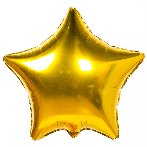 Фольгированный шар Звезда золотой