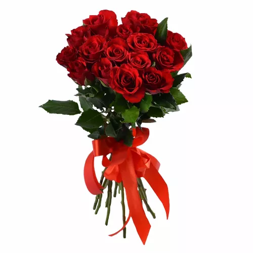 15 красных роз