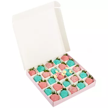 Набор из 25 клубник в шоколаде "Мишки Гамми"