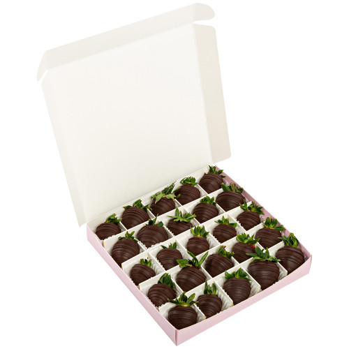 Набор из 25 клубник в шоколаде "Шоколадный рай"