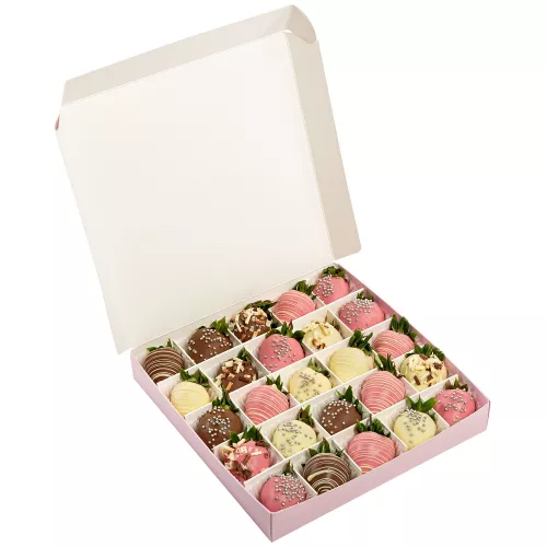 Набор из 25 клубник в шоколаде "Сладкоежка"