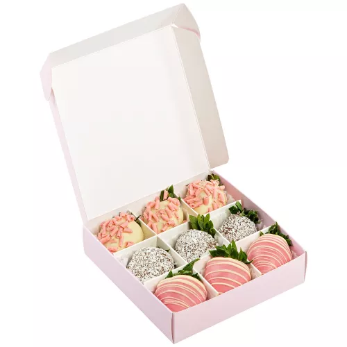 Набор из 9 клубник в шоколаде "Наслаждение"