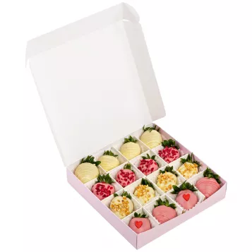 Набор из 16 клубник в шоколаде на 14 февраля