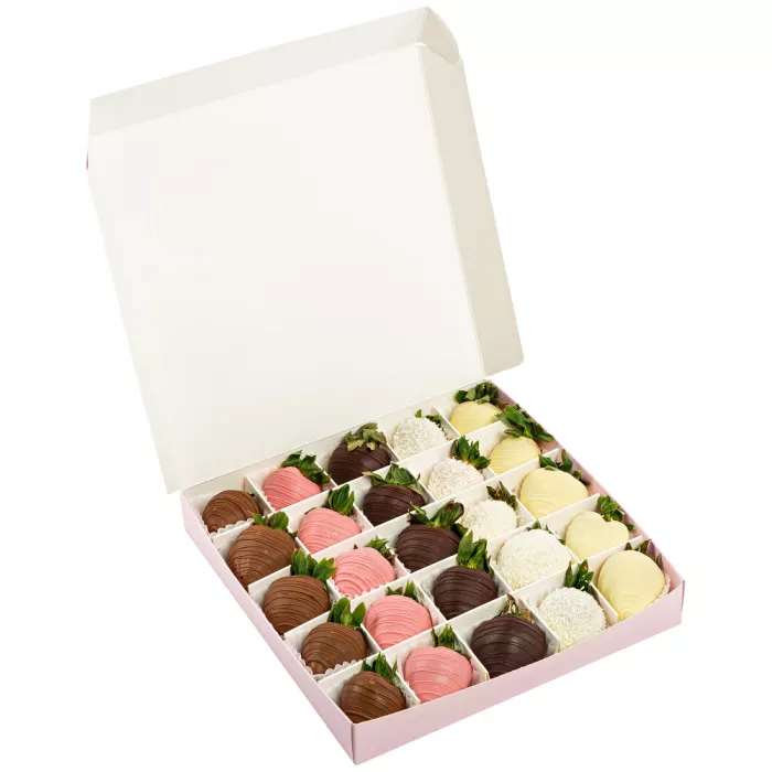 Набор из 25 клубник в шоколаде "Пять хитов"