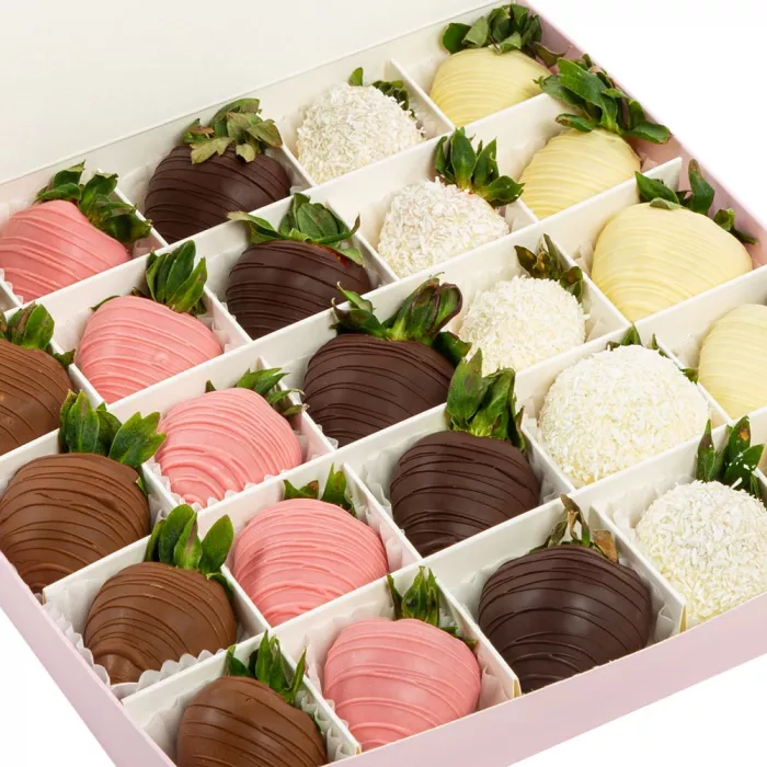 Набор из 25 клубник в шоколаде "Пять хитов"