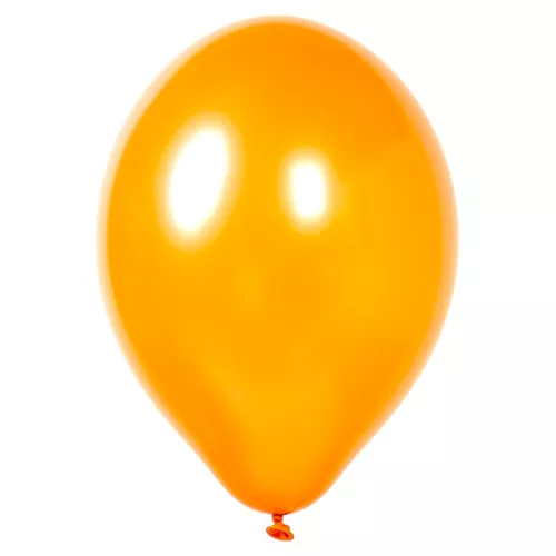 Воздушный шар без рисунка оранжевый