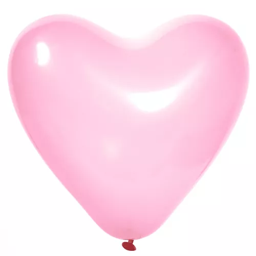 Воздушный шар фигура Сердце розовый