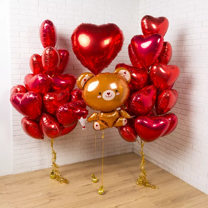 Композиция шаров Валентинка для любимой