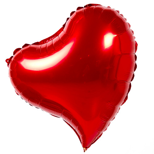 Фольгированный шар Сердце красный оригинальный