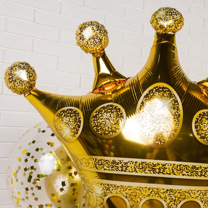 Фонтан шаров с короной