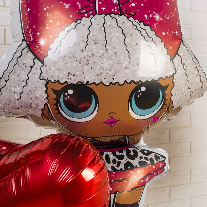 Композиция шаров с куклами ЛОЛ
