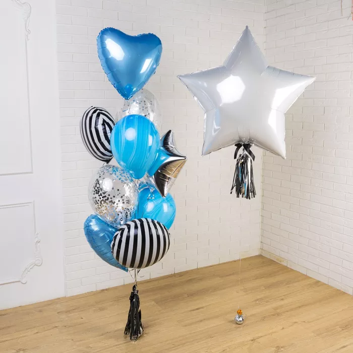 Фонтан шаров Стильный сет для мужчин