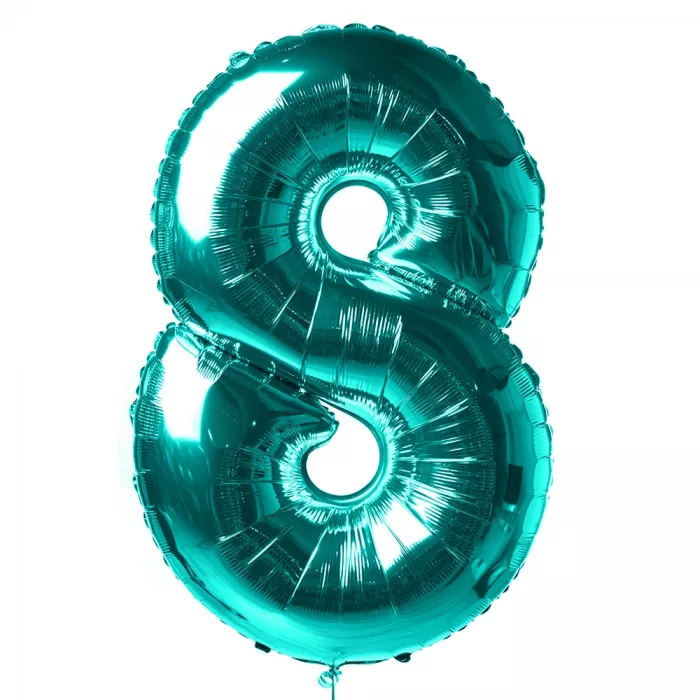 Шар "Цифра 8" Бирюза Шар "Цифра 8" Бирюза